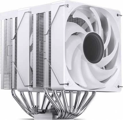 Jonsbo CR-3000 Dual Tower procesoriaus aušintuvas, ARGB – 2 x 120mm, baltos spalvos