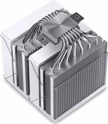 Jonsbo CR-3000 Dual Tower procesoriaus aušintuvas, ARGB – 2 x 120mm, baltos spalvos