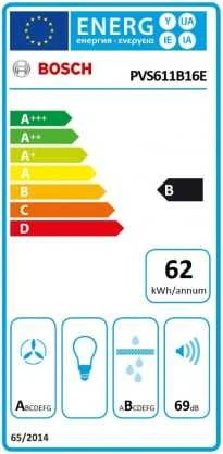 Kaitlentė su integruotu gartraukiu Bosch PVS611B16E  60cm.