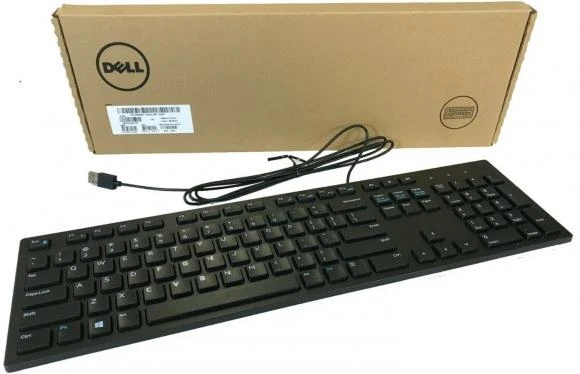 Dell multimedijos klaviatūra KB216, EST, Juoda, 580-ADHG