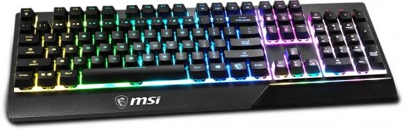 Mecha-membraninė Žaidimų klaviatūra MSI Vigor GK30, su RGB pašvietimu, US išdėstymas