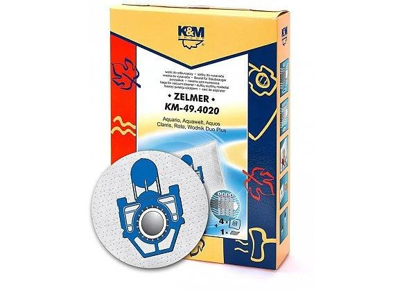 Worki K&M 49.4020 Zelmer 4 vnt. + filtras