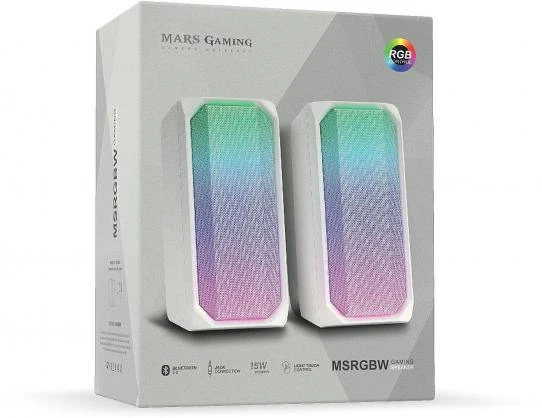 Kompiuterio kolonėlės Mars Gaming cgarsiakalbiai / 15 W / 3,5 mm garso / RGB / USB