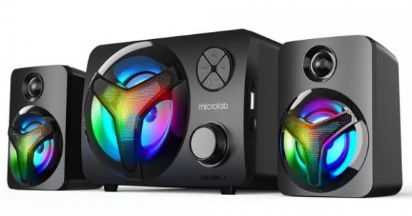 Kompiuterio kolonėlės Microlab 2.1 Speakers U-210 11 W Juodas Bluetooth