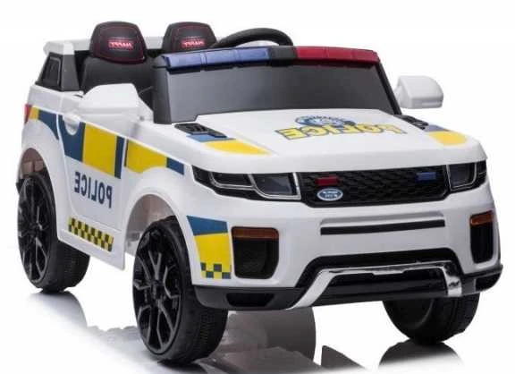 Lean Cars Vienvietis policijos elektromobilis BBH-021, baltas