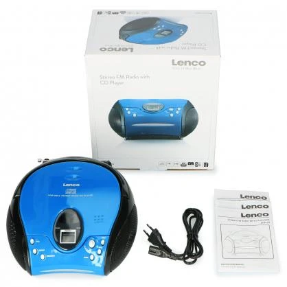 Lenco SCD-24 mėlyna/juoda