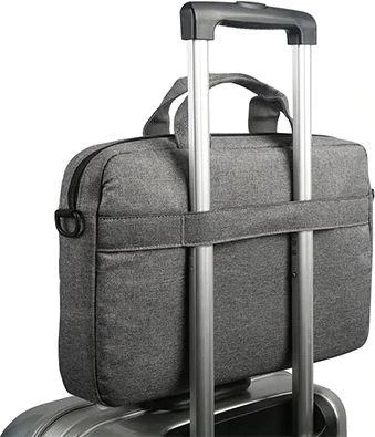 Lenovo | Essential | 15.6-inch Nešiojamas kompiuteris Casual Toploader T210 Pilkas | Messenger-Briefcase | Shoulder strap | Pilkas