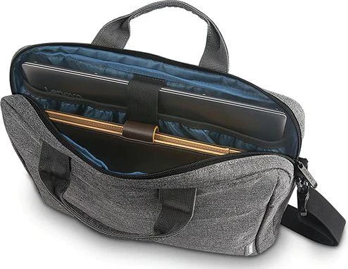 Lenovo | Essential | 15.6-inch Nešiojamas kompiuteris Casual Toploader T210 Pilkas | Messenger-Briefcase | Shoulder strap | Pilkas