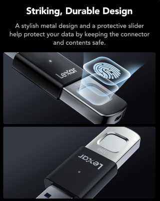 Lexar 128GB pirštų atspaudų skaitytuvas F35pro USB 3.2