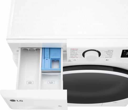 LG Skalbimo mašina F2WR508S0W, 8 kg, 1200 aps/min, A klasės, Balta