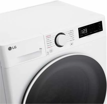 LG Skalbimo mašina F2WR508S0W, 8 kg, 1200 aps/min, A klasės, Balta