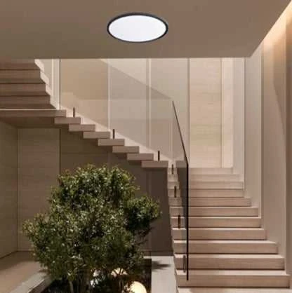 Lubinis šviestuvas Kinkiet Eko-Light LED 18W 3CCT 2160lm 230*25mm. IP44 Juodas