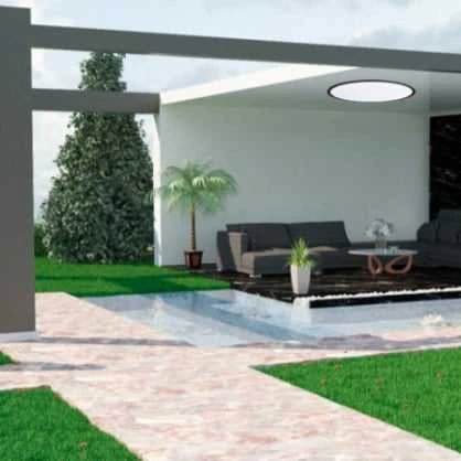 Lubinis šviestuvas Kinkiet Eko-Light LED 18W 3CCT 2160lm 230*25mm. IP44 Juodas