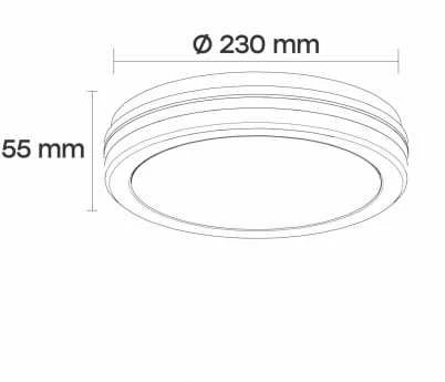 Lubinis šviestuvas Led Line Naświetlacz Ledline lempa KITA Energijos suvartojimas 20 vatų Šviesos srautas 2400 liumenų 6000 K AC170-265V VS-FL-20-IP65/B