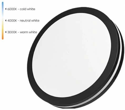 Lubinis šviestuvas Visional LED prožektorius 30W 3CCT 3600lm 300*55mm. IP65 Juodas