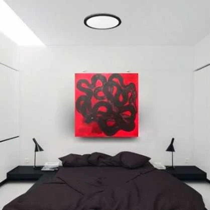Lubinis šviestuvas Visional LED prožektorius 30W 3CCT 3600lm 300*55mm. IP65 Juodas