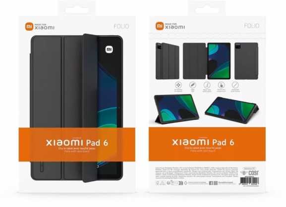 Made for Xiaomi Book Case for Xiaomi Pad 6 Juodas