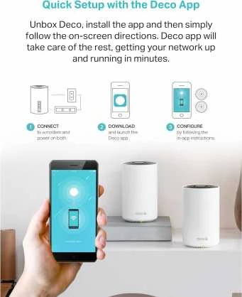 Maršrutizatorius TP-LINK TPLINK prieigos taškas DECO XE75(3-PACK) XE75(3PACK) (DECO XE75(3-PACK)) XE75(3PACK))