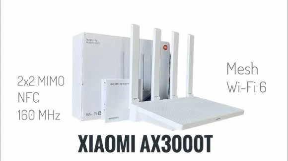 "Xiaomi" maršrutizatorius AX3000t (Baltas)