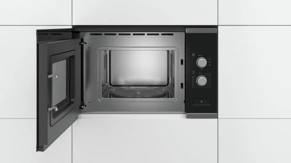 Bosch BFL520MS0 Serija 4, Įmontuojamoji mikrobangų krosnelė, Nerūdijančio plieno