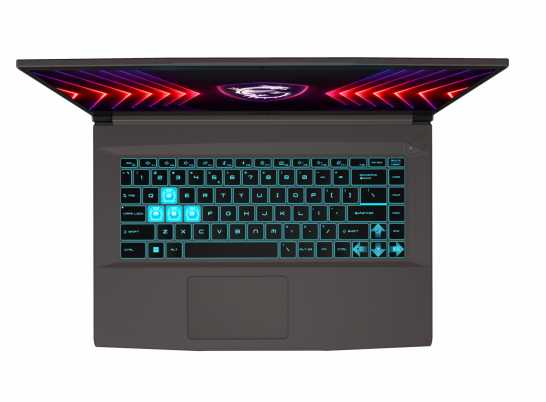 Žaidimų kompiuteris MSI Thin 15.6" FullHD IPS 144Hz / Intel Core i5-12450H iki 4.4Ghz / 16GB RAM / 512Gb SSD PCIe / GeForce RTX3050 4Gb / USB C / HDMI / WiFi AX / šviečianti klaviatūra / Windows 11