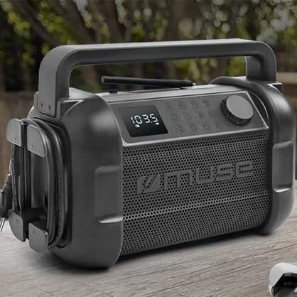 Muse | M-928 FB | Radio Speaker | Atsparus vandeniui | Bluetooth | Belaidė jungtis | Portable | NFC features | Juodas