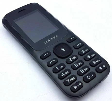 myPhone 2220 (Juodas) Dvi SIM kortelės 1,77" TFT 128x160/32MB/Micro SD/2G | myPhone