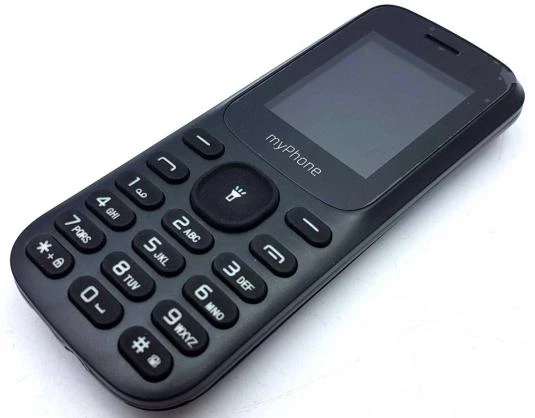 myPhone 2220 (Juodas) Dvi SIM kortelės 1,77" TFT 128x160/32MB/Micro SD/2G | myPhone