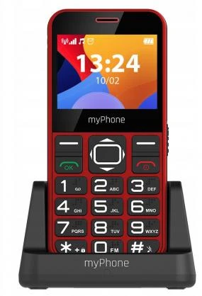 Mygtukinis telefonas myPhone Halo 3, raudonos spalvos