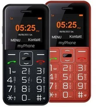 MyPhone Telefonas HALO Easy, Juodas