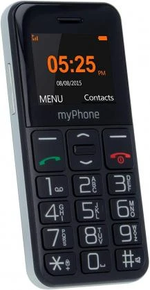 MyPhone Telefonas HALO Easy, Juodas aprašymas - Prekės nuotrauka