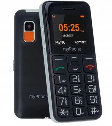 MyPhone Telefonas HALO Easy, Juodas