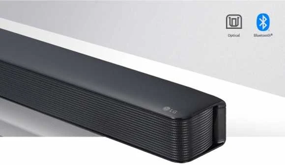 Namų kino sistema LG | Soundbar for TV | SQM1 | 40 W | Bluetooth | Belaidė jungtis | Juodas