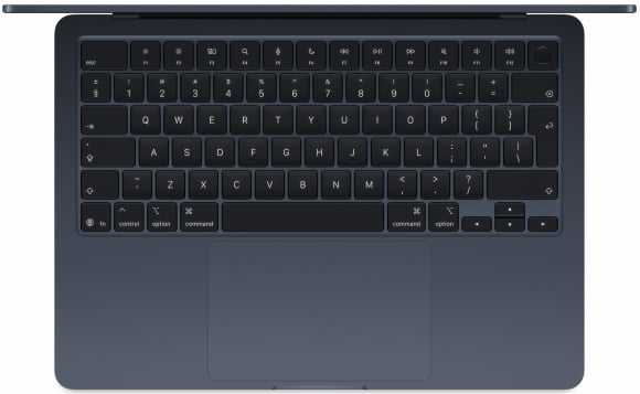 Nešiojamas kompiuteris „MacBook Air“ 13 colių įstrižainės „Apple M4 10C“ procesorius, „10C GPU“ / 16 GB / 512 GB SSD / vidurnakčio / RUS