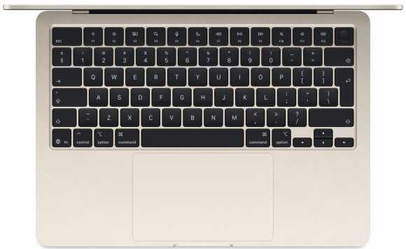 Nešiojamas kompiuteris MacBook Air 13 colių Apple M4 10C CPU, 8C GPU/16GB/256GB SSD/Starlight/INT