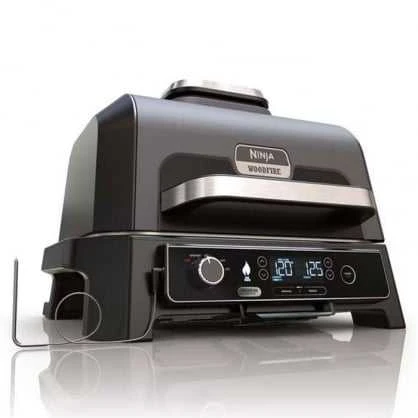Ninja Woodfire Pro XL Elektrinis lauko grilis ir rūkyklė su išmaniąja kepimo sistema OG850EU
