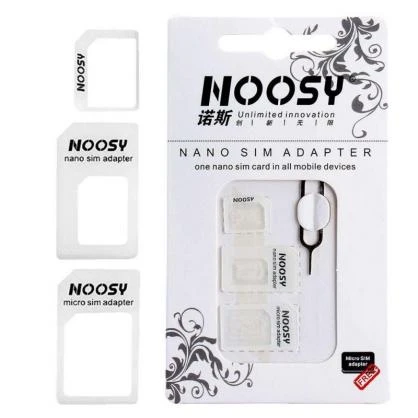 Noosy SIM adapterių rinkinys su išėmimo įrankiu