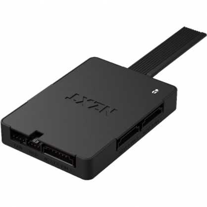 NZXT valdymo mazgas RGB ir ventiliatoriaus valdiklis, suderinamas su CAM - juodas