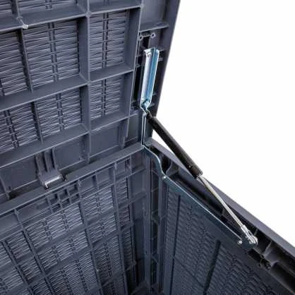 Home4You Storage box SAYA 122x54,5x63cm/380L, pilkas plastikas