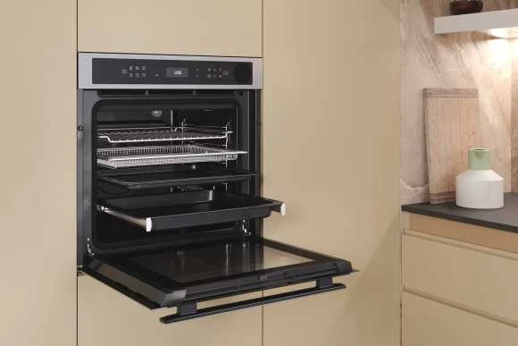 Whirlpool orkaitė | AKZ9S 8271 IX | 73 L | Elektrinis | Hidrolitinė/pirolizė | Elektroninė | Garų funkcija | Aukštis 59,5 cm | Plotis 59,5 cm | Juodas
