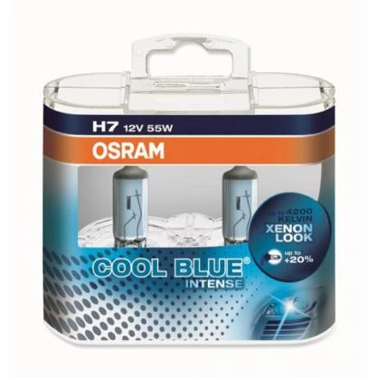 Osram lemputės, H7, COOL Mėlynas Intense,NextGen, 5000K, 55W 64210CBN