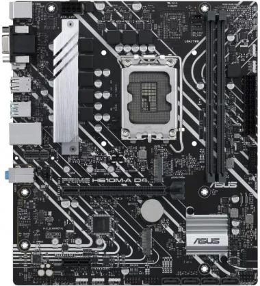 Pagrindinė plokštė ASUS PRIME H610M-E D4-CSM LGA1700 mATX MB 2xDDR4 4xSATA 2xM.2