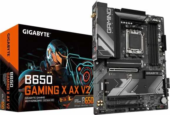 Pagrindinė plokštė GIGABYTE B650 GAMING X AX V2 AM5 4xDDR5 4xSATA 3xM.2