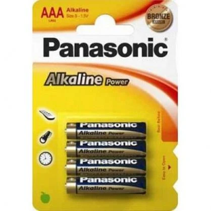 Panasonic AAA Alkaline 4 vnt. pakuotė