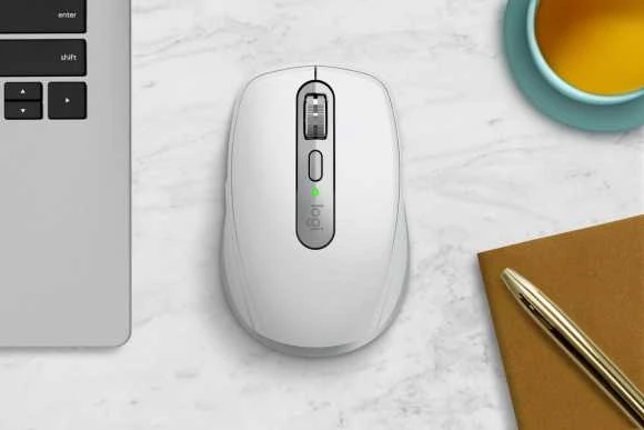 Belaidė pelė Logitech MX Anywhere 3S, šviesiai pilkos spalvos