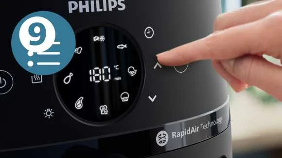 Philips 2000 serijos 6,2 l oro gruzdintuvė, sidabrinės spalvos (NA231/00)