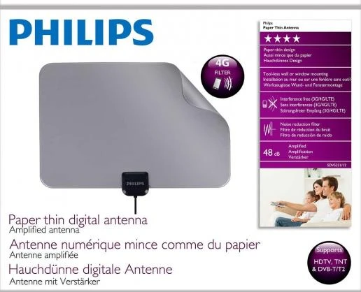 Philips SDV5231/12 3G/4G filter Raudonas