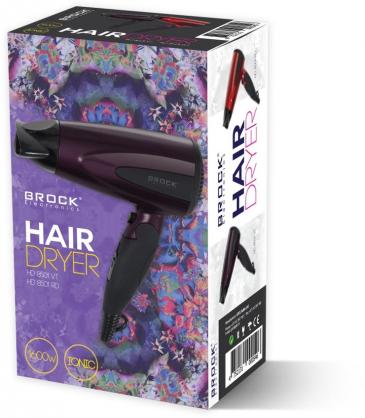 Džiovintuvas Brock Plaukų džiovintuvas HD8501RD Brock