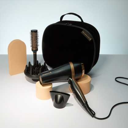 Plaukų džiovintuvas Remington Salon Smooth Set Juoda