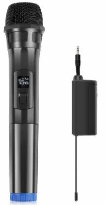 Belaidis UHF dinaminis mikrofonas PULUZ PU628B 3.5 mm (juodas)